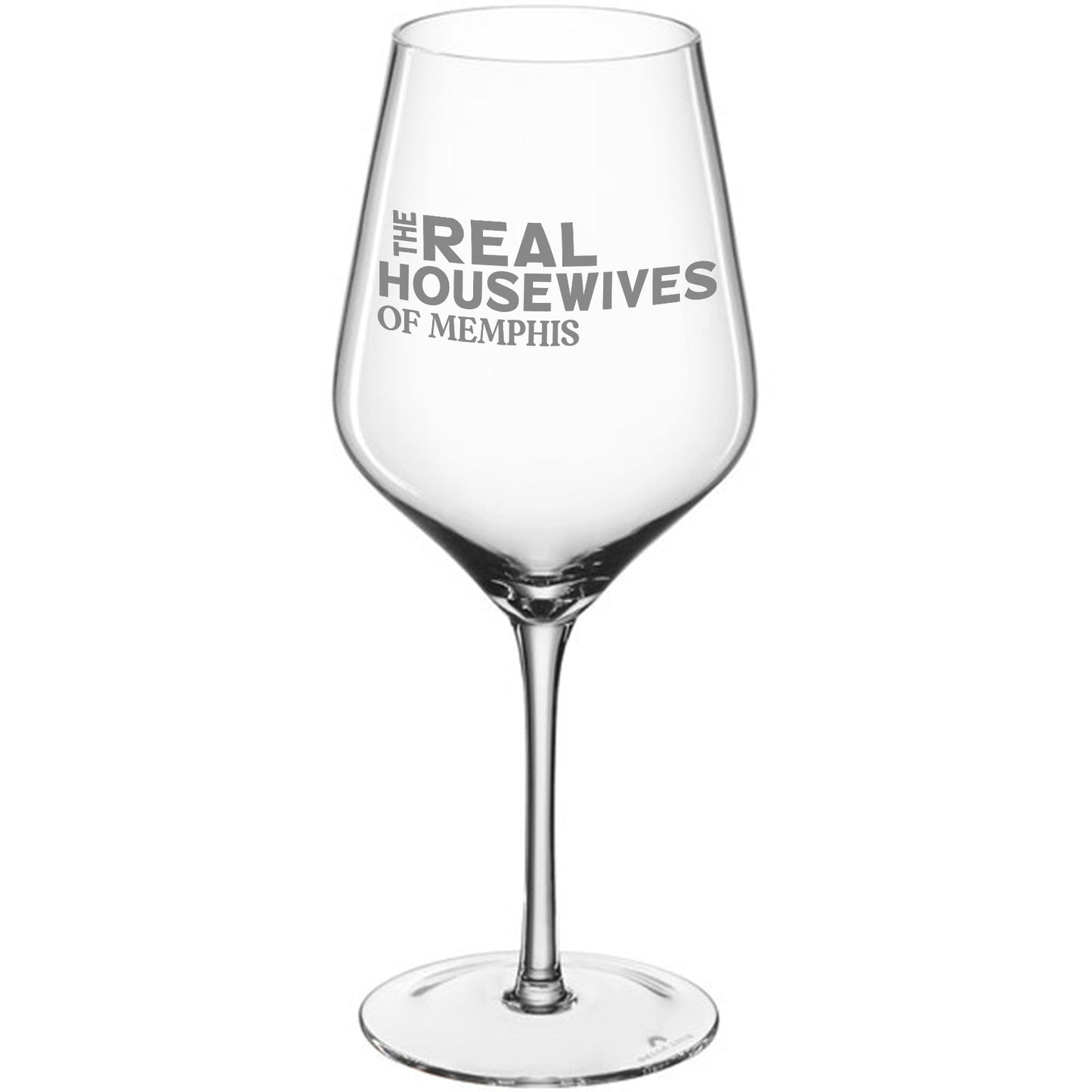 Real Housewives Stemmed Wine Glass