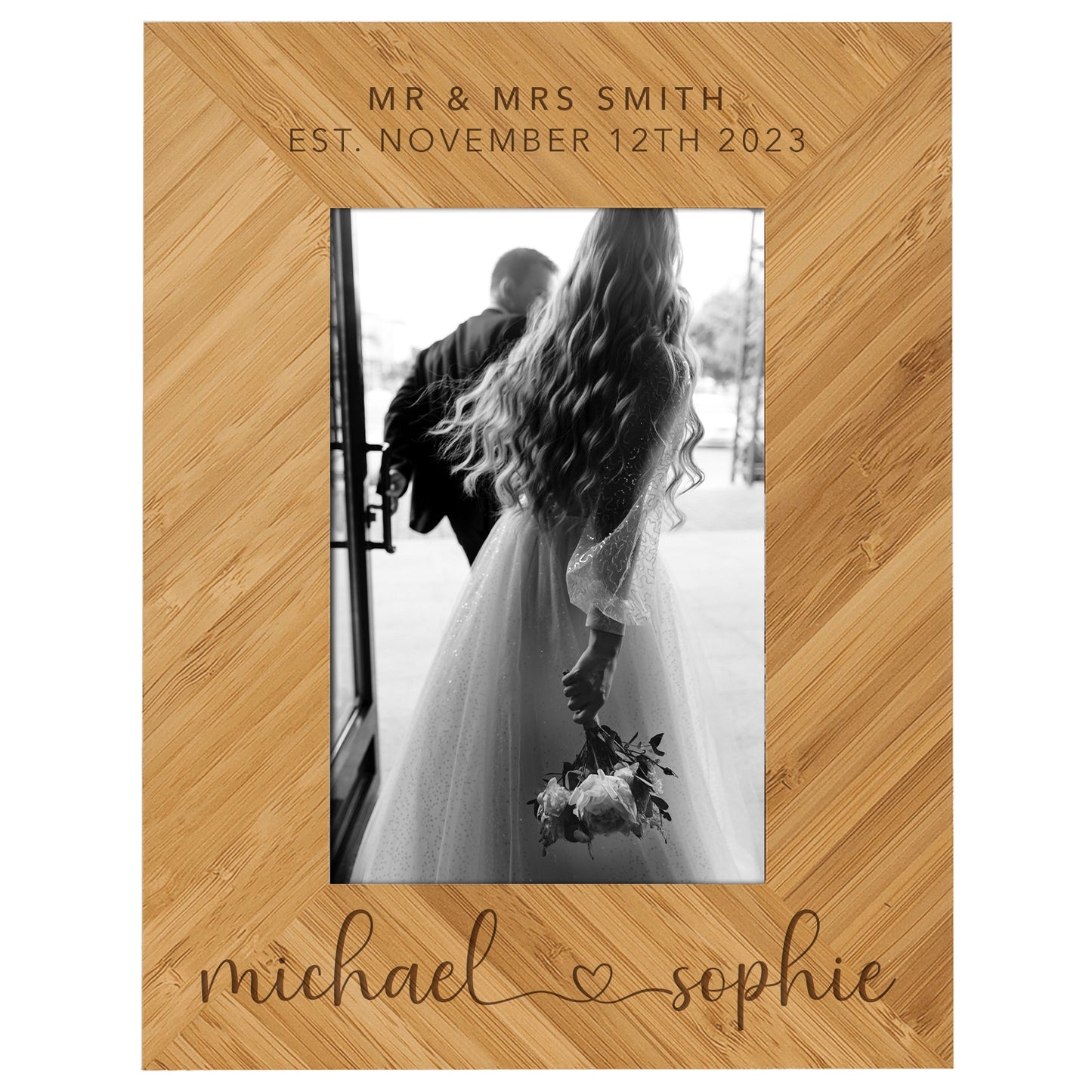 Custom Wedding Photo Frame