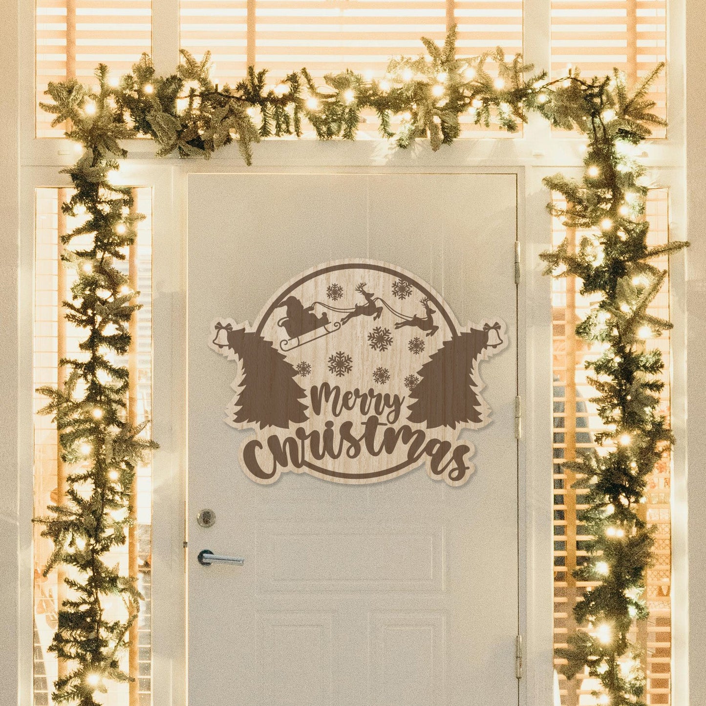 Merry Christmas Door Sign