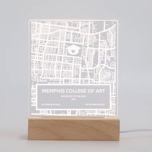 University Grad Acrylic LED Sign