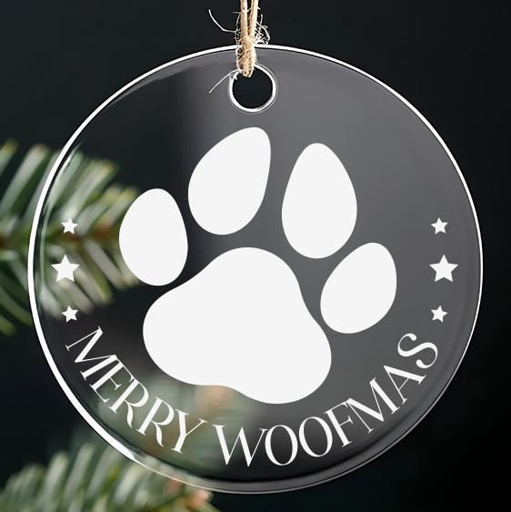 Paw Print Ornament