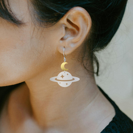 Saturn Earrings